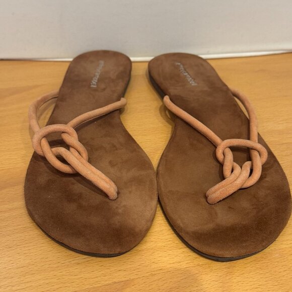 Jeffrey Campbell Malia Infinity Knot Sandal - 9 - Blush Suede - Picture 1 of 4